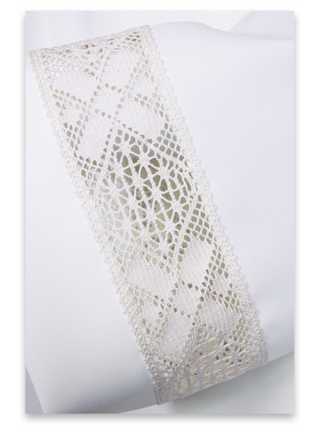 AR.PA.S. PARAMENTI Camice con pizzo tramezzo bianco