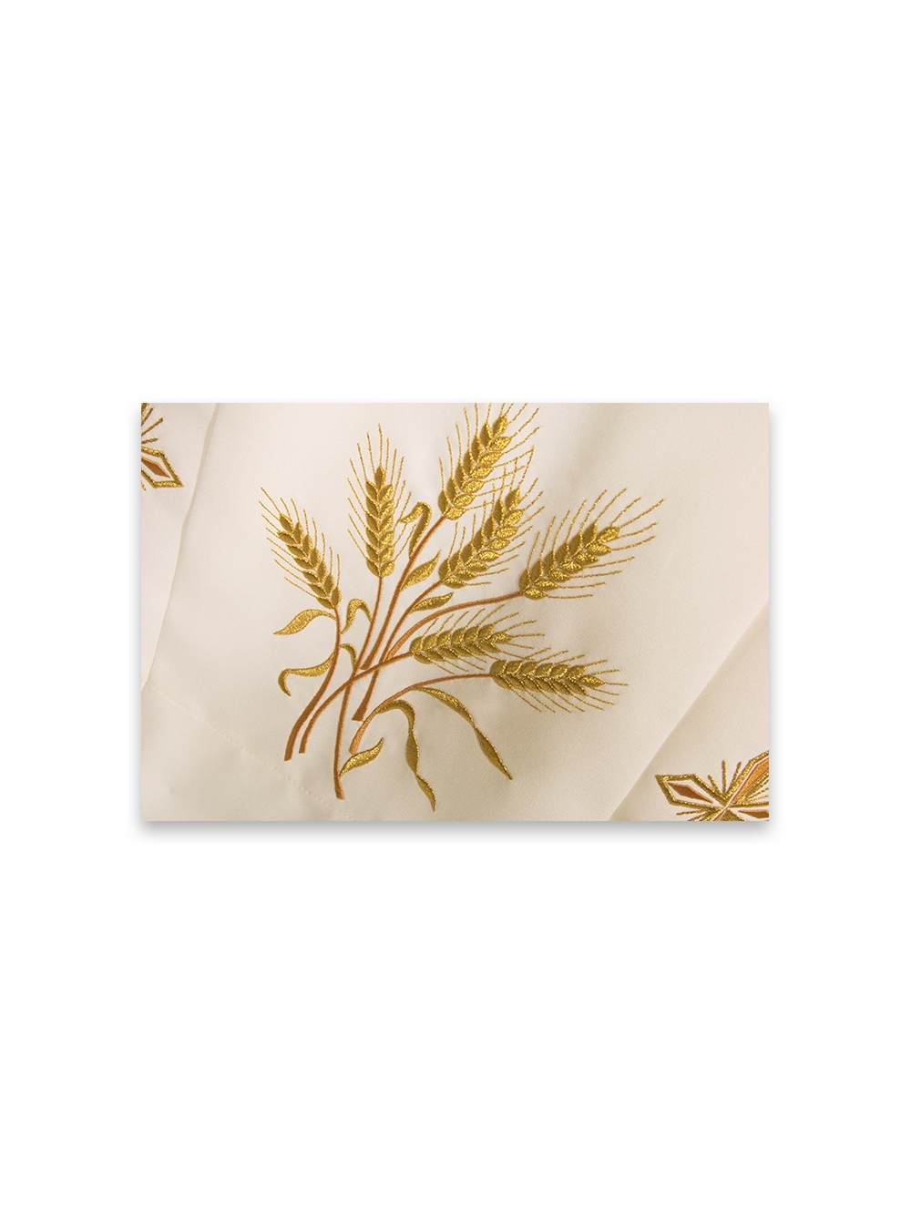 AR.PA.S. PARAMENTI Camice ricamo mazzo di spighe in poliestere