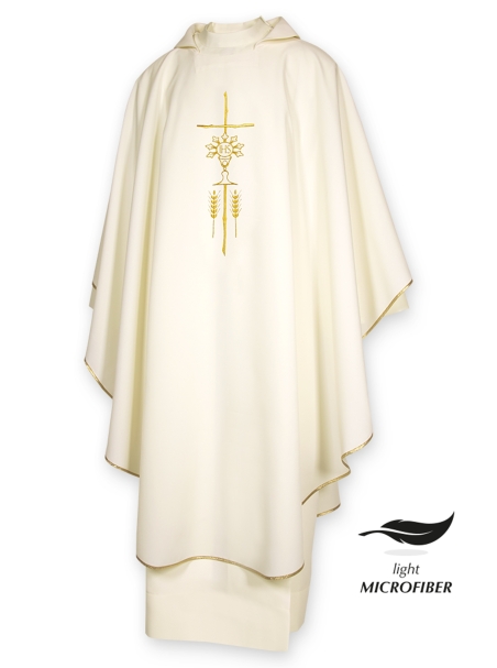 AR.PA.S. PARAMENTI Casula ricamo calice e spighe