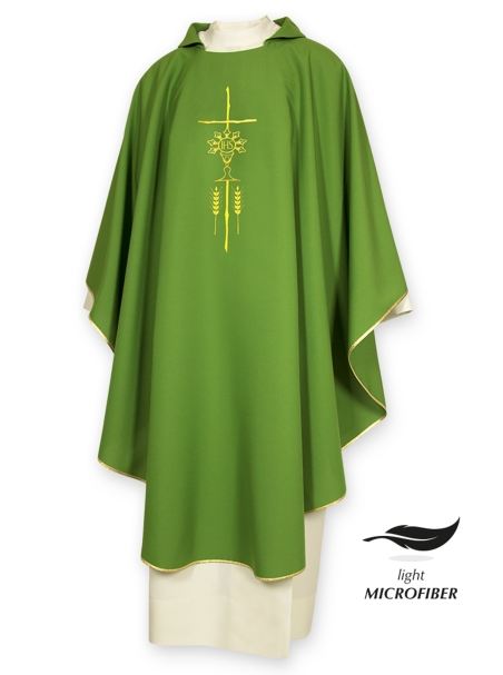 AR.PA.S. PARAMENTI Casula ricamo calice e spighe