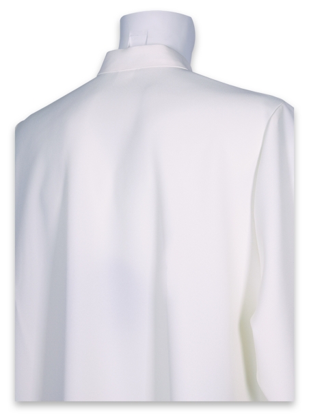 AR.PA.S. PARAMENTI Camice svasato in cotone con colletto a listino