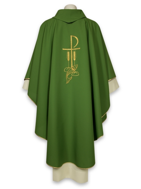 AR.PA.S. PARAMENTI Casula ricamo pesci