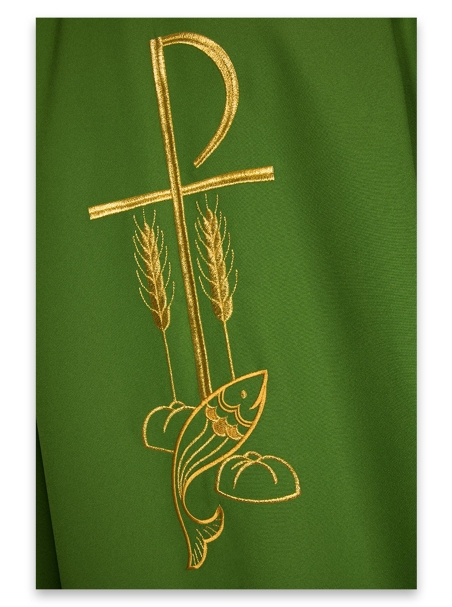 AR.PA.S. PARAMENTI Casula ricamo pesci