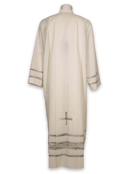 AR.PA.S. PARAMENTI Camice papale ricamo a mano