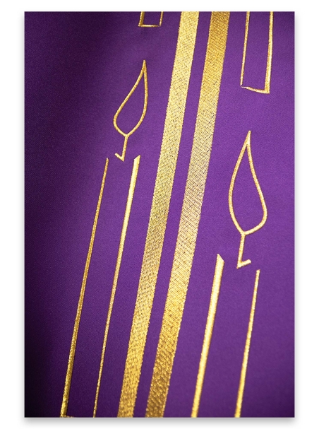 AR.PA.S. PARAMENTI Casula ricamo dell'Avvento