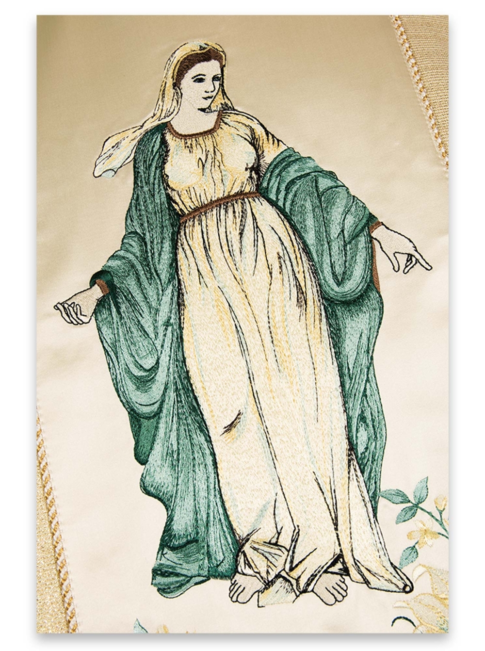 AR.PA.S. PARAMENTI Casula ricamo Maria con gigli