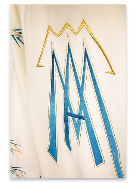 AR.PA.S. PARAMENTI Casula ricamo Mariano concentrico