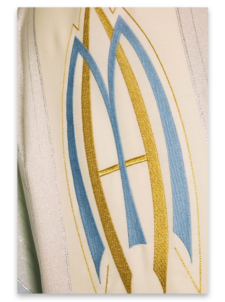 AR.PA.S. PARAMENTI Casula sfumata monogramma Mariano