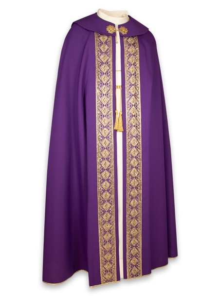 AR.PA.S. PARAMENTI Piviale bordo ricamo dorato