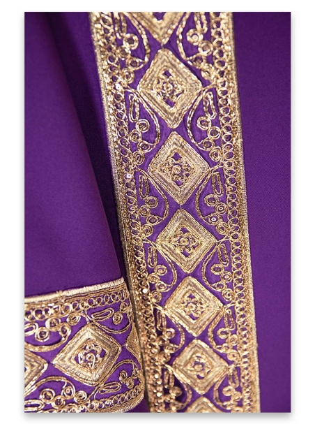 AR.PA.S. PARAMENTI Dalmatica bordo ricamo dorato