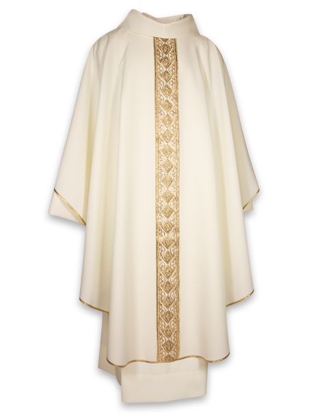 AR.PA.S. PARAMENTI Casula bordo ricamo dorato
