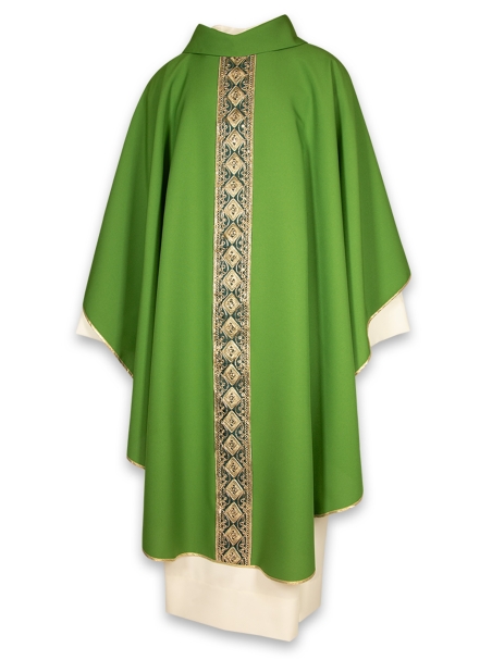 AR.PA.S. PARAMENTI Casula bordo ricamo dorato