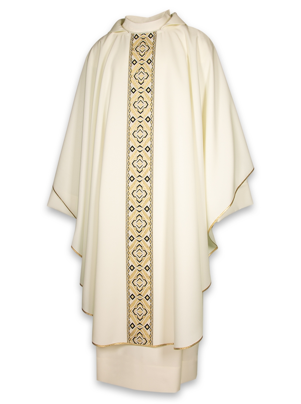 AR.PA.S. PARAMENTI Casula bordo oro geometrico
