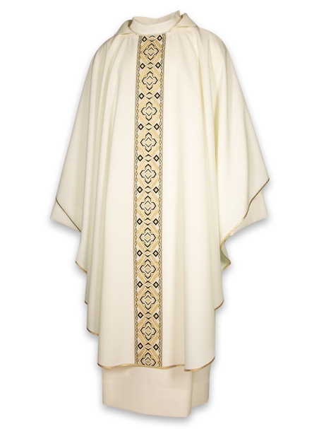 AR.PA.S. PARAMENTI Casula bordo oro geometrico