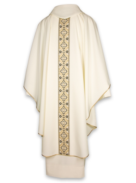 AR.PA.S. PARAMENTI Casula bordo oro geometrico