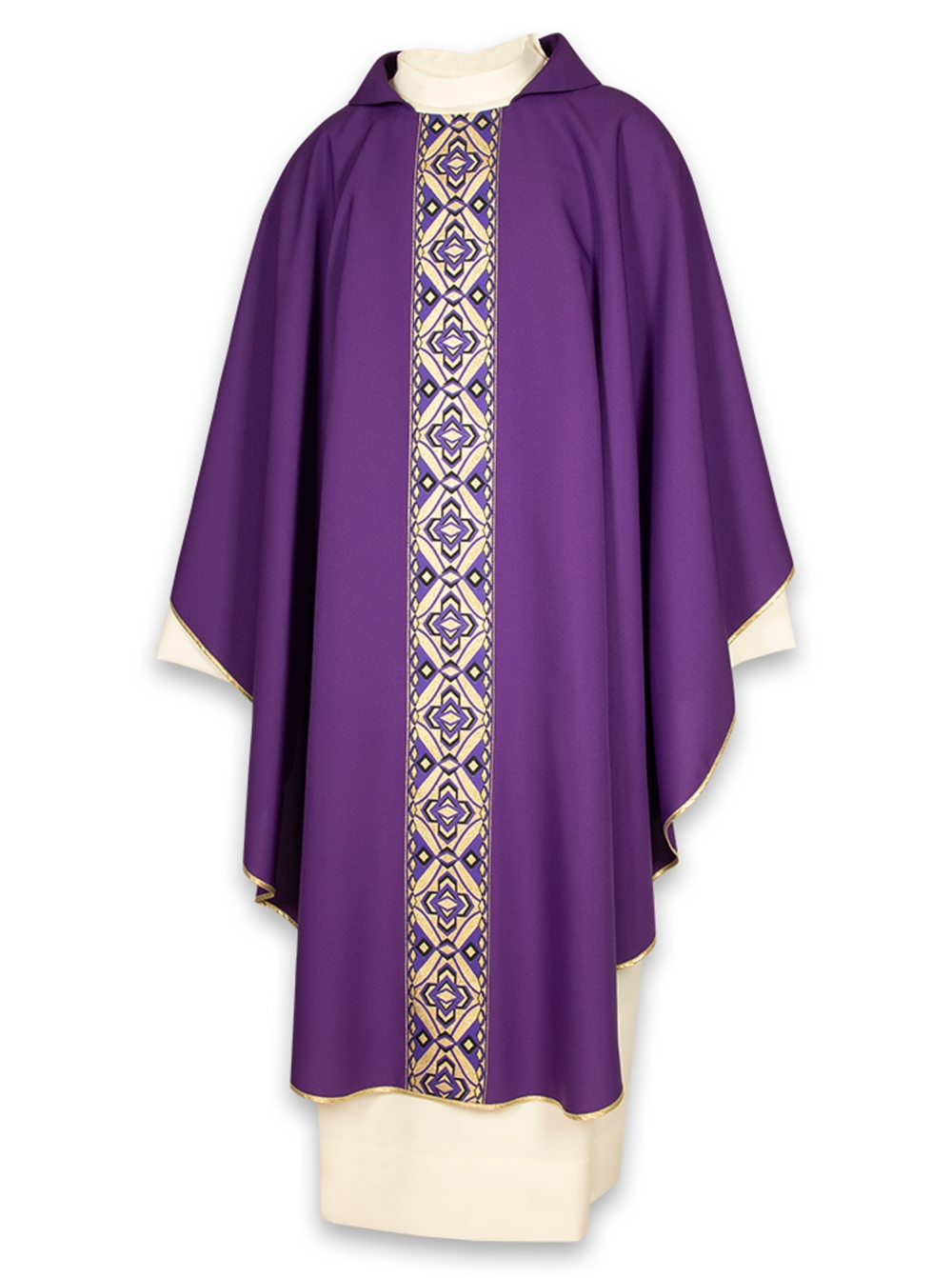 AR.PA.S. PARAMENTI Casula bordo oro geometrico