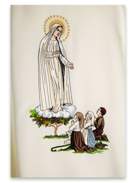 AR.PA.S. PARAMENTI Casula ricamo Madonna di Fatima