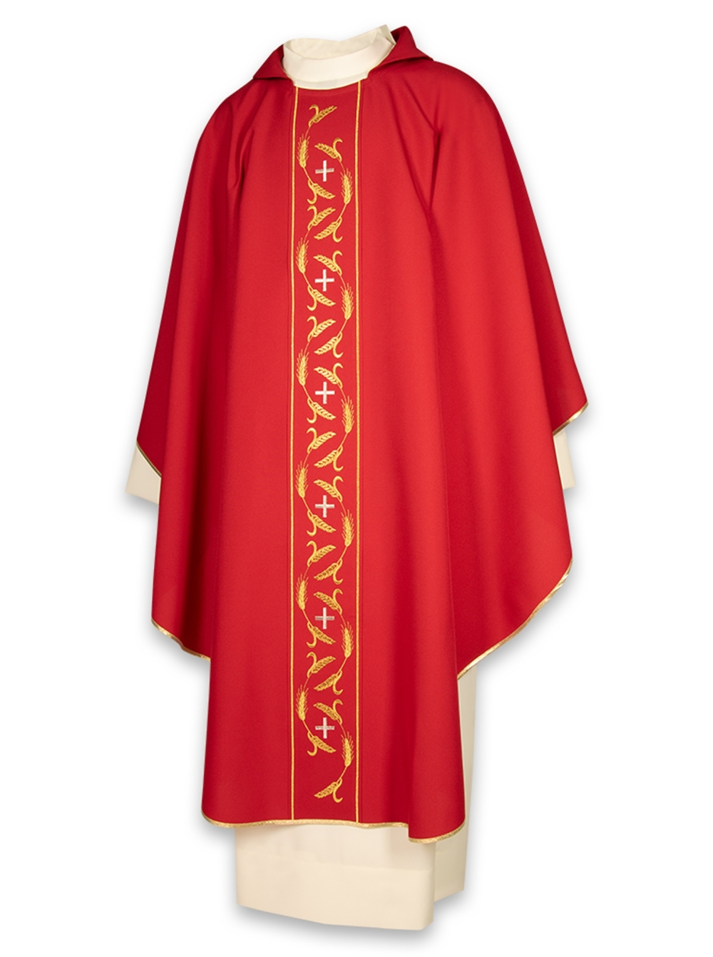 AR.PA.S. PARAMENTI Casula ricamo giro di spighe