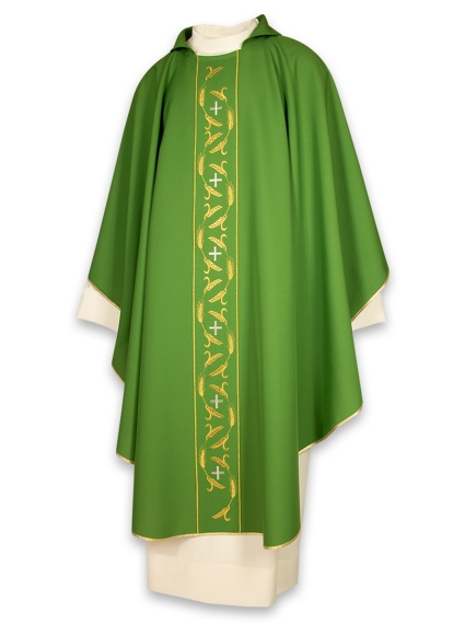 AR.PA.S. PARAMENTI Casula ricamo giro di spighe