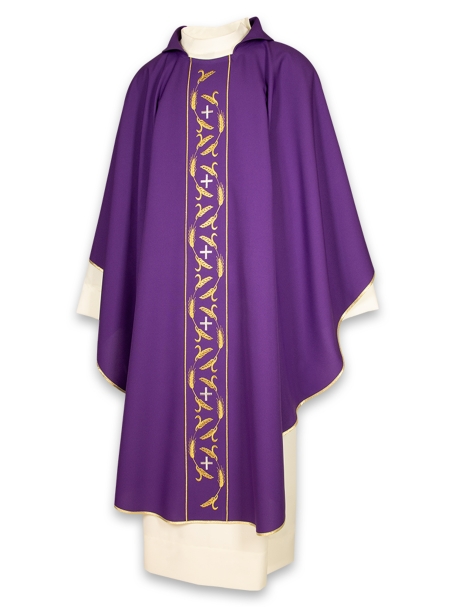 AR.PA.S. PARAMENTI Casula ricamo giro di spighe