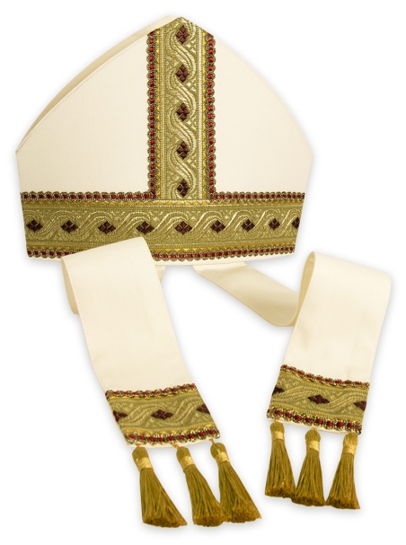 AR.PA.S. PARAMENTI Mitria inserti a rilievo