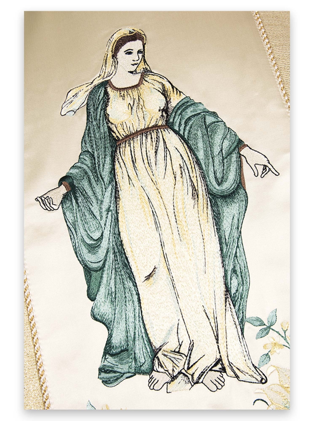 AR.PA.S. PARAMENTI Casula ricamo Maria con gigli