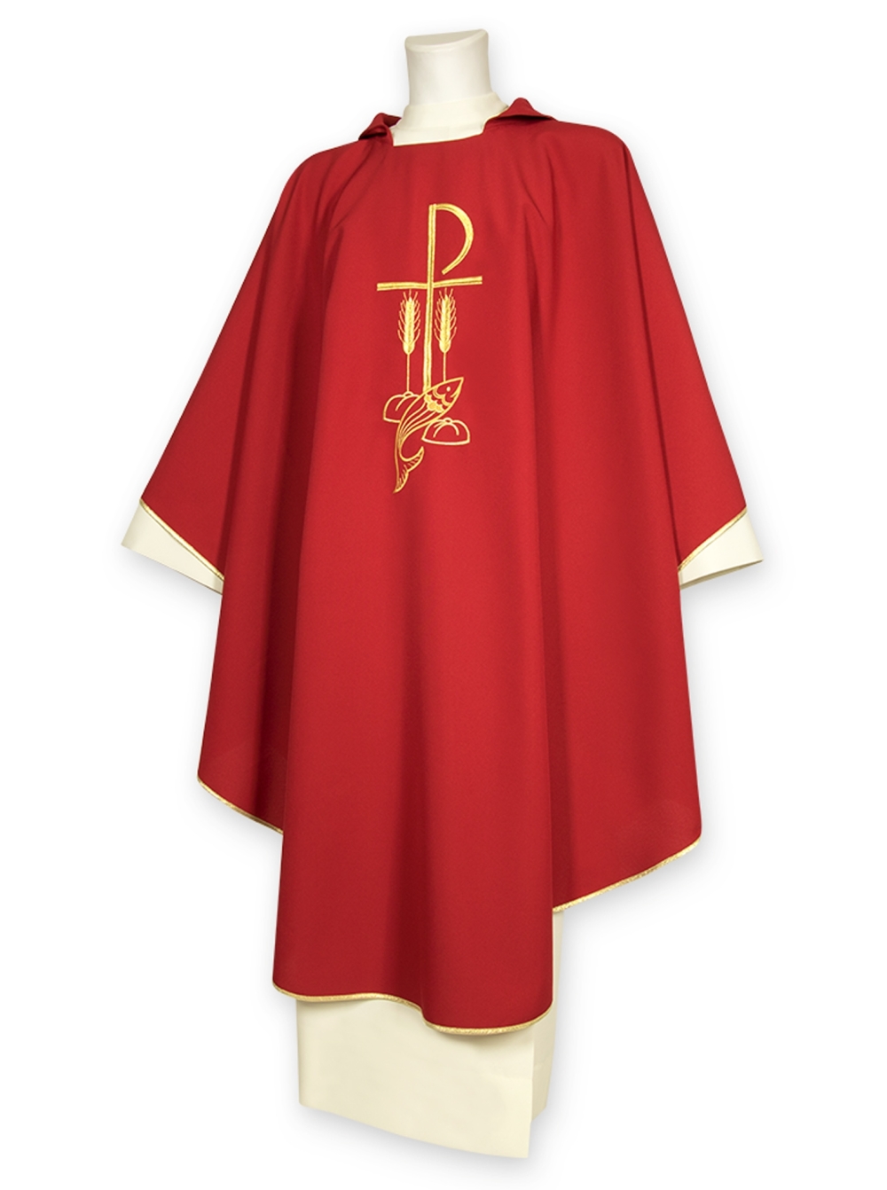 AR.PA.S. PARAMENTI Casula ricamo pesci