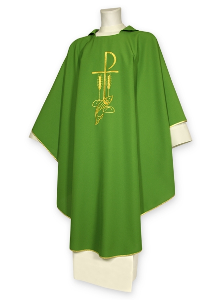 AR.PA.S. PARAMENTI Casula ricamo pesci