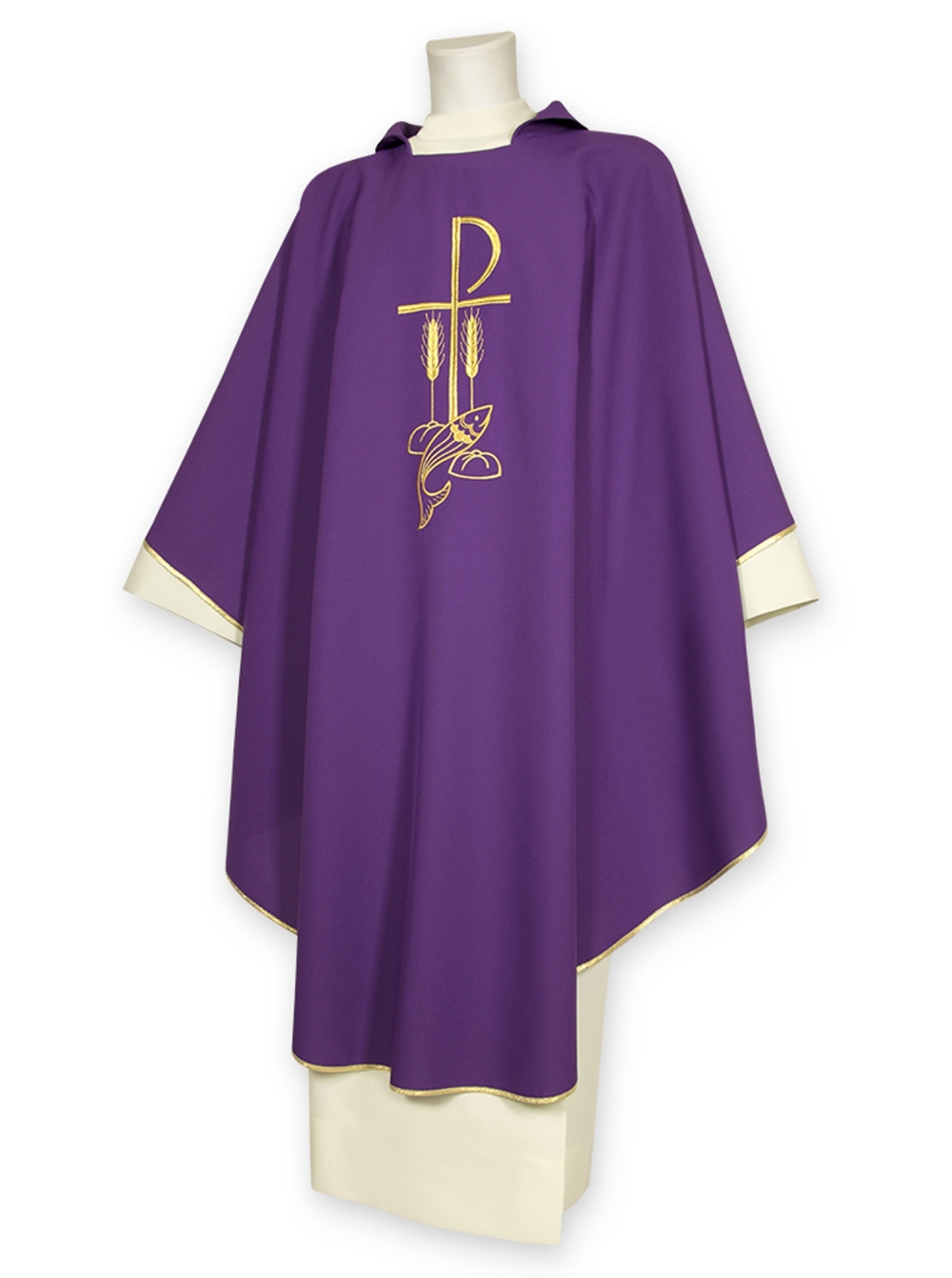 AR.PA.S. PARAMENTI Casula ricamo pesci
