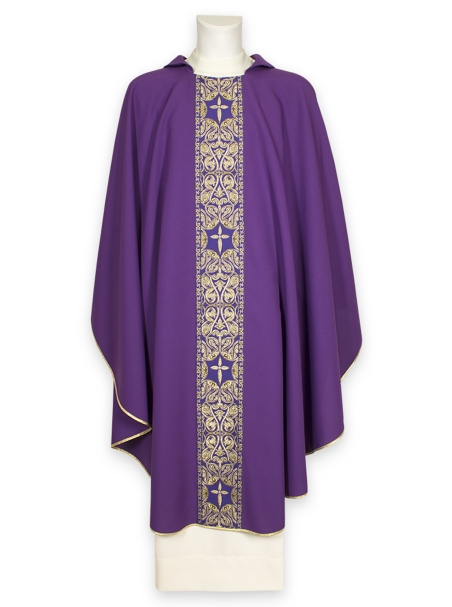 AR.PA.S. PARAMENTI Casula bordo ornato con croci