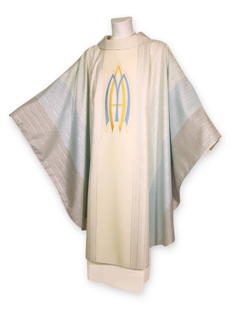 AR.PA.S. PARAMENTI Casula sfumata monogramma Mariano