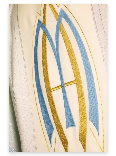 AR.PA.S. PARAMENTI Casula sfumata monogramma Mariano