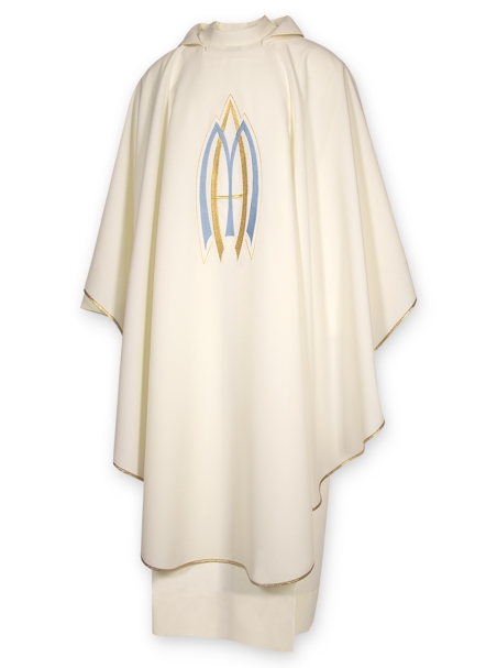 AR.PA.S. PARAMENTI Casula ricamo monogramma Mariano