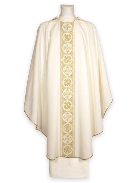 AR.PA.S. PARAMENTI Casula bordo oro croci