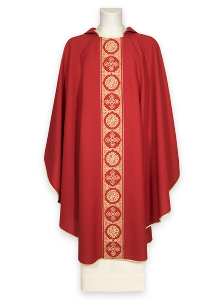 AR.PA.S. PARAMENTI Casula bordo oro croci