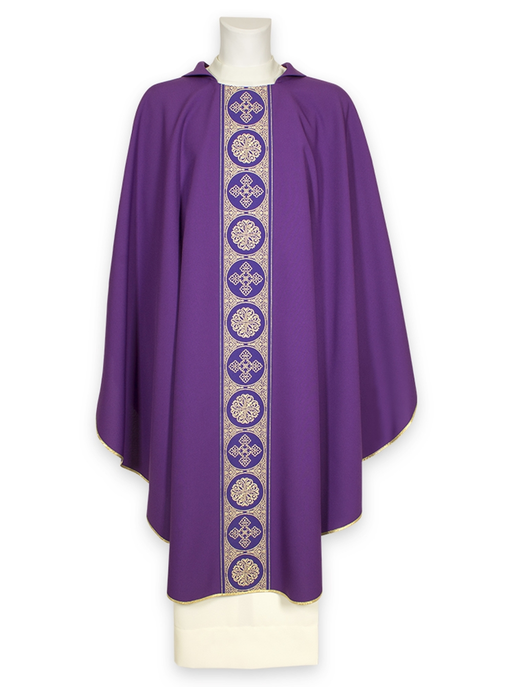 AR.PA.S. PARAMENTI Casula bordo oro croci
