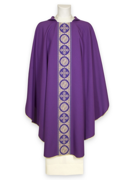 AR.PA.S. PARAMENTI Casula bordo oro croci