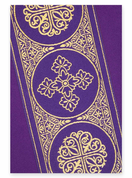 AR.PA.S. PARAMENTI Casula bordo oro croci