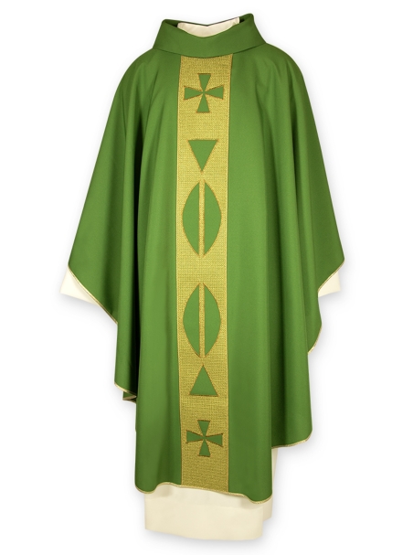 AR.PA.S. PARAMENTI Casula ricamo rete oro a sbalzo