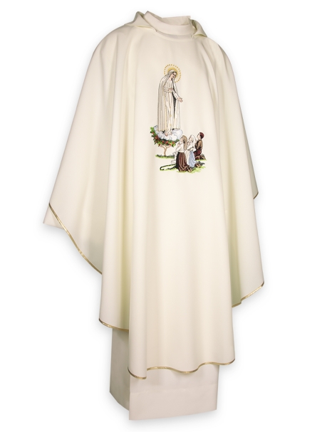 AR.PA.S. PARAMENTI Casula ricamo Madonna di Fatima