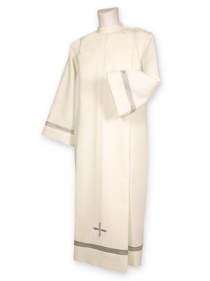 AR.PA.S. PARAMENTI Camice gigliuccio e croce colore grigio